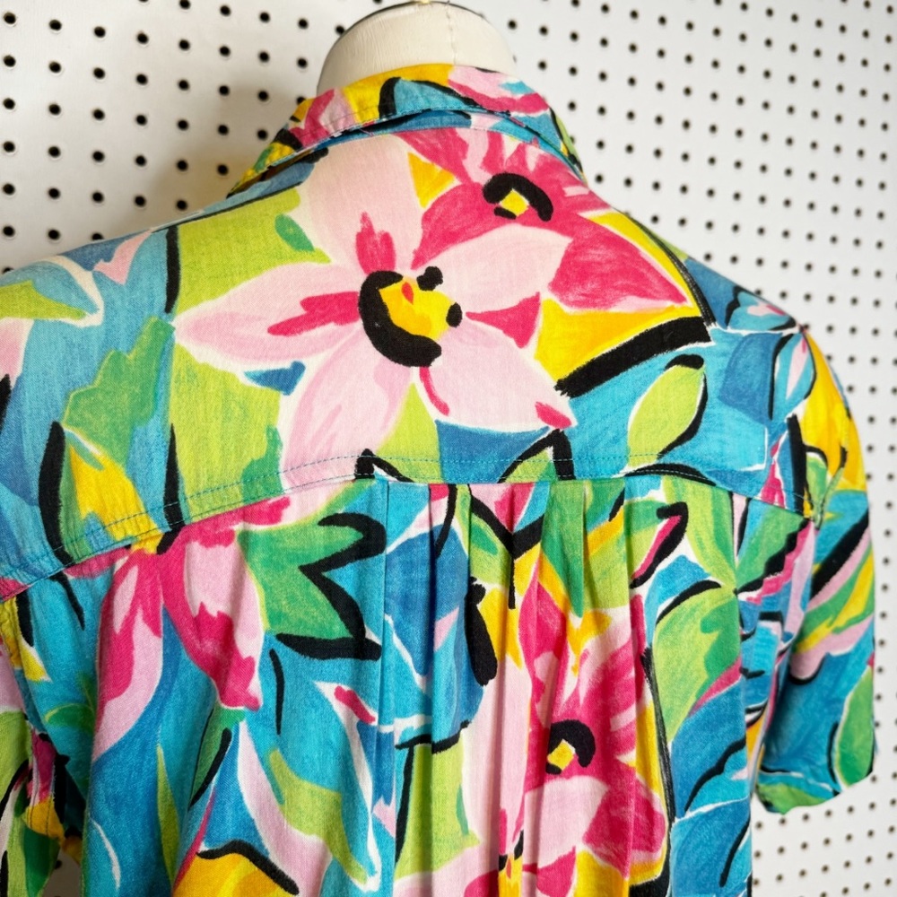 Vintage | Be Basic Essentials Tropical Floral But… - image 3